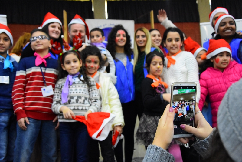 Saint Vincent de paul celebrating Christmas at Jesus & Mary school